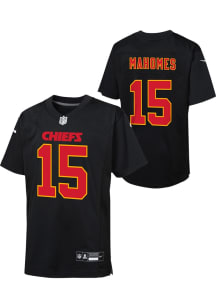 Patrick Mahomes Kansas City Chiefs Youth Black Nike Game Football Jersey
