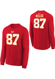 Travis Kelce  Kansas City Chiefs Boys Red Nike Fuse NN Short Sleeve T-Shirt