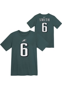 Devonta Smith  Philadelphia Eagles Boys Teal Nike NN Short Sleeve T-Shirt