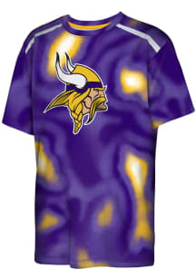 Minnesota Vikings Youth Purple End Zone Short Sleeve T-Shirt