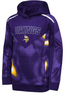 Minnesota Vikings Youth Purple Offensive Line Long Sleeve Hoodie