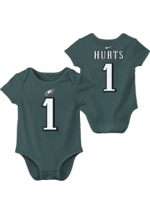 Jalen Hurts  Nike Philadelphia Eagles Baby Teal Nike Fuse NN Short Sleeve Player One Piece