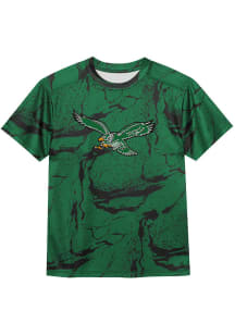 Philadelphia Eagles Boys Kelly Green End Zone Classic Short Sleeve T-Shirt