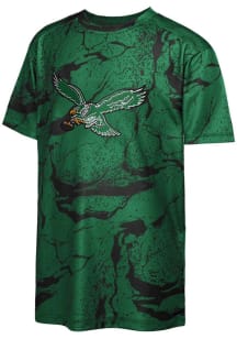 Philadelphia Eagles Youth Kelly Green End Zone Classic Short Sleeve T-Shirt