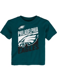 Philadelphia Eagles Toddler Teal Team Work Short Sleeve T-Shirt
