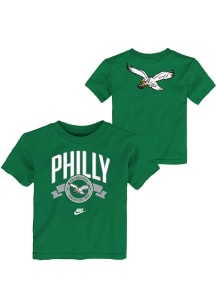 Nike Philadelphia Eagles Toddler Kelly Green Retro Essential Short Sleeve T-Shirt