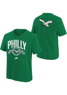 Nike Philadelphia Eagles Youth Kelly Green Retro Essential Short Sleeve T-Shirt