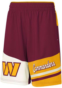 Washington Commanders Youth Maroon Fandemonium Shorts