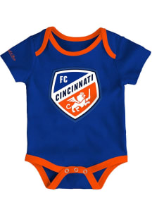 Mitchell and Ness FC Cincinnati Baby Blue Over Time Limit Short Sleeve One Piece