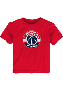 Washington Wizards Toddler Red Primary Logo Short Sleeve T-Shirt