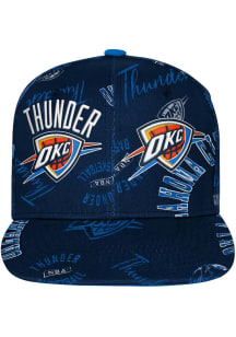 Oklahoma City Thunder Blue Street Hooper Team Flatbrim Youth Snapback Hat