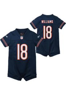 Caleb Williams Chicago Bears Baby Navy Blue Nike Home Game Style Football Jersey