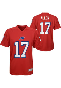 Josh Allen Buffalo Bills Youth Red V-Neck NN Player Tee