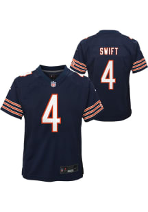 D'Andre Swift Chicago Bears Youth Navy Blue Nike Home Replica Football Jersey