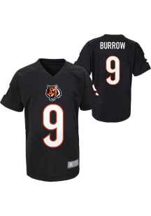 Joe Burrow Cincinnati Bengals Toddler Black V-Neck NN Short Sleeve Player Performance T Shirt