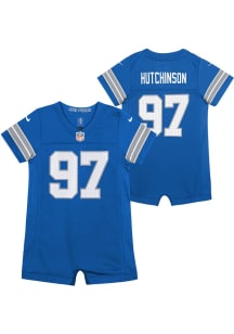 Aidan Hutchinson Detroit Lions Baby Blue Nike Home Replica Football Jersey