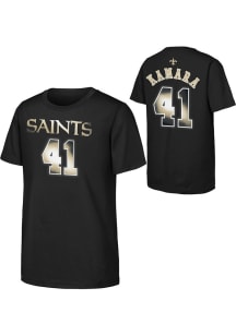 Alvin Kamara New Orleans Saints Youth Black Thermal NN Player Tee