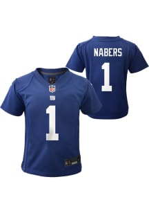 Malik Nabers New York Giants Boys Royal Blue Nike Home Replica Football Jersey