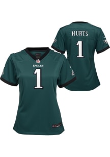 Jalen Hurts Philadelphia Eagles Girls Kelly Green Nike Home Replica Football Jersey