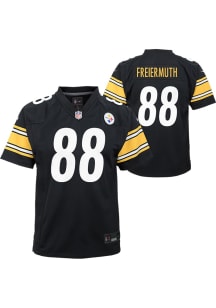 Pat Freiermuth Pittsburgh Steelers Youth Black Nike Home Replica Football Jersey