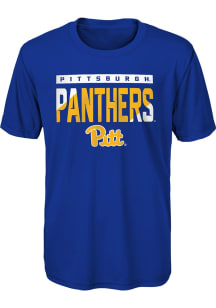 Pitt Panthers Youth Blue Ground control Short Sleeve T-Shirt