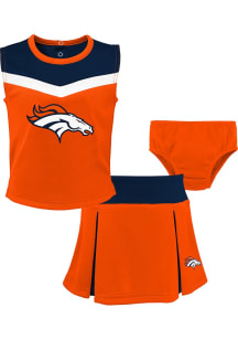 Denver Broncos Toddler Girls Orange Spirit Cheer Sets Cheer