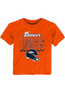 Denver Broncos Infant Tall Boy Short Sleeve T-Shirt Orange