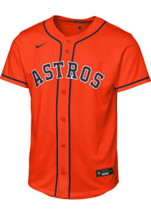 Nike Houston Astros Youth Orange Alt. 1 Replica Blank Jersey