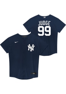 Aaron Judge  New York Yankees Boys Navy Blue Alt. 2 Replica Baseball Jersey
