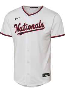 Nike Washington Nationals Youth White Home Replica Blank Jersey