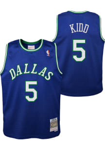 Jason Kidd  Mitchell and Ness Dallas Mavericks Boys Blue Swingman Road Basketball Jersey