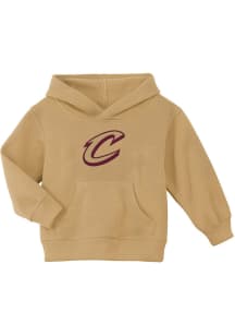 Cleveland Cavaliers Toddler Gold Prime Long Sleeve Hooded Sweatshirt
