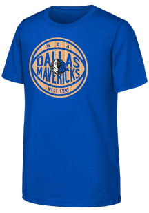 Dallas Mavericks Youth Blue Free Throw Short Sleeve T-Shirt