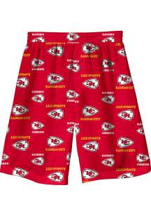 Kansas City Chiefs Youth Red All Over Printed Short Sleep Shorts