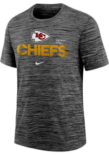 Nike Kansas City Chiefs Youth Black Nike Velocity Short Sleeve T-Shirt