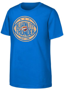 Oklahoma City Thunder Youth Blue Free Throw Short Sleeve T-Shirt