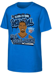Shai Gilgeous-Alexander Oklahoma City Thunder Youth Blue Baller Player Tee