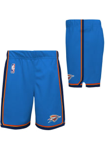 Oklahoma City Thunder Boys Navy Blue Icon Replica Shorts