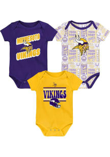 Minnesota Vikings Baby Purple Play Day Design One Piece