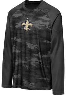 New Orleans Saints Youth Black Win Zone Long Sleeve T-Shirt