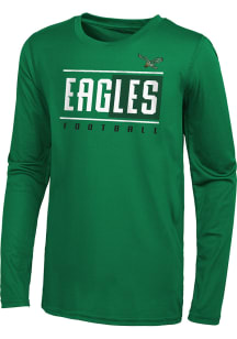 Philadelphia Eagles Boys Kelly Green Pumped Up Long Sleeve T-Shirt