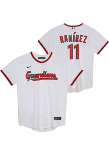 Jose Ramirez  Cleveland Guardians Boys White Home Replica Baseball Jersey
