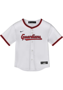 Nike Cleveland Guardians Toddler White Home Replica Blank Jersey