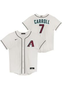 Corbin Carroll  Arizona Diamondbacks Boys White Home Replica Baseball Jersey