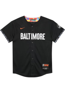 Nike Baltimore Boys Black City Connect Limited Blank Baseball Jersey