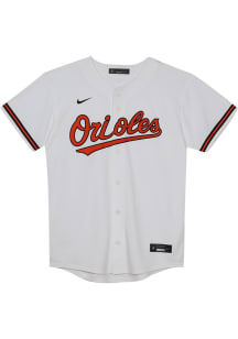 Nike Baltimore Boys White Home Replica Blank Baseball Jersey