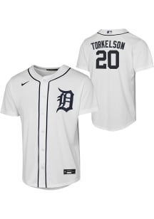Spencer Torkelson  Nike Detroit Tigers Youth White Home Replica Jersey