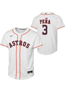 Jeremy Pena  Nike Houston Astros Youth White Home Replica Jersey