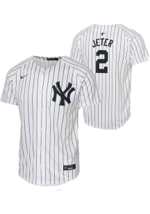 Derek Jeter  Nike New York Yankees Youth White Home Limited Jersey