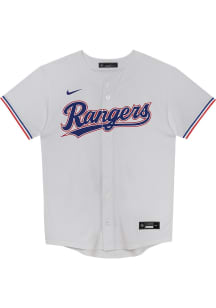 Nike Texas Rangers Boys White Home Replica Blank Baseball Jersey